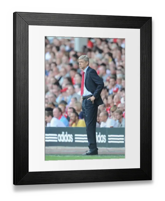 Framed Print : Arsene Wenger at Liverpool's Anfield: 1-1 Barclays Premier League Stalemate, 2010 Framed Print : Arsene Wenger at Liverpool's Anfield: 1-1 Barclays Premier League Stalemate, 2010