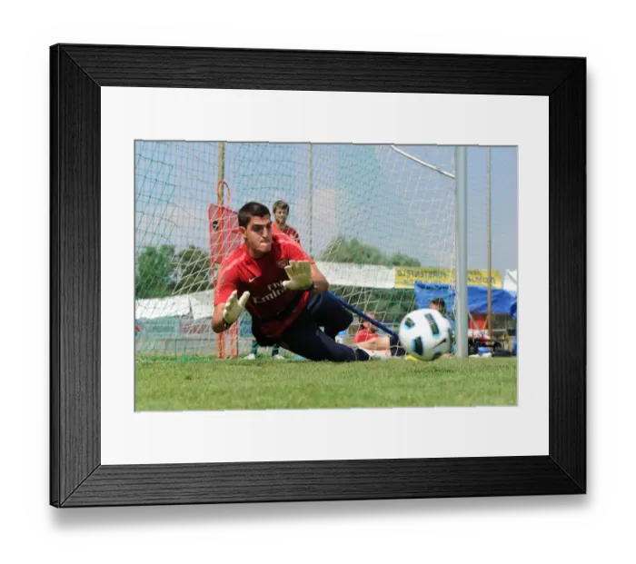 Framed Print : Vito Mannone (Arsenal). Arsenal Training Camp, Bad Waltersdorf, Austria, 23  /  7  /  2010