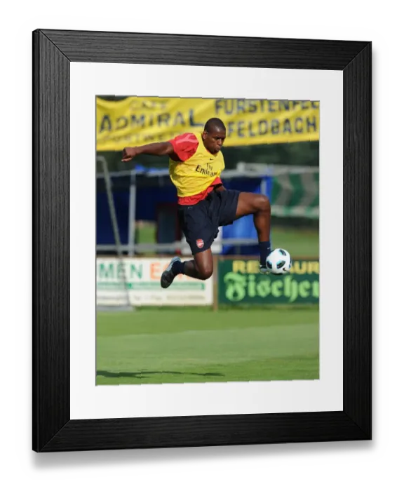 Framed Print : Jay Emmanuel Thomas (Arsenal). Arsenal Training Camp, Bad Waltersdorf, Austria, 23  /  7  /  2010