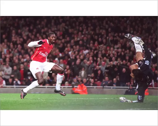 Adebayor Stuns Portsmouth: First Arsenal Goal in Emirates Thriller