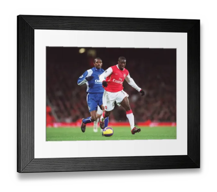Framed Print : Arsenal vs. Portsmouth Rivalry: Kolo Toure's Brace, 2:2 FA Premiership Stalemate (16 / 12 / 06)