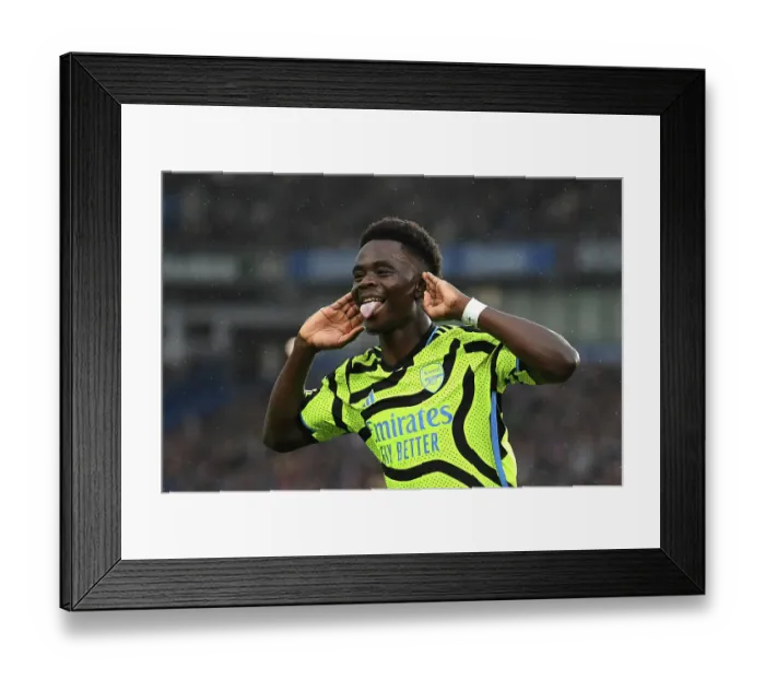 Framed Print : Brighton & Hove Albion v Arsenal FC - Premier League