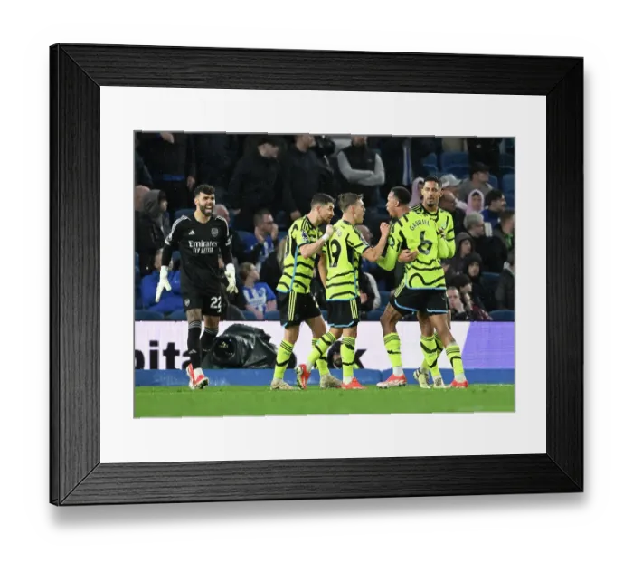 Framed Print : Brighton & Hove Albion v Arsenal FC - Premier League Framed Print : Brighton & Hove Albion v Arsenal FC - Premier League