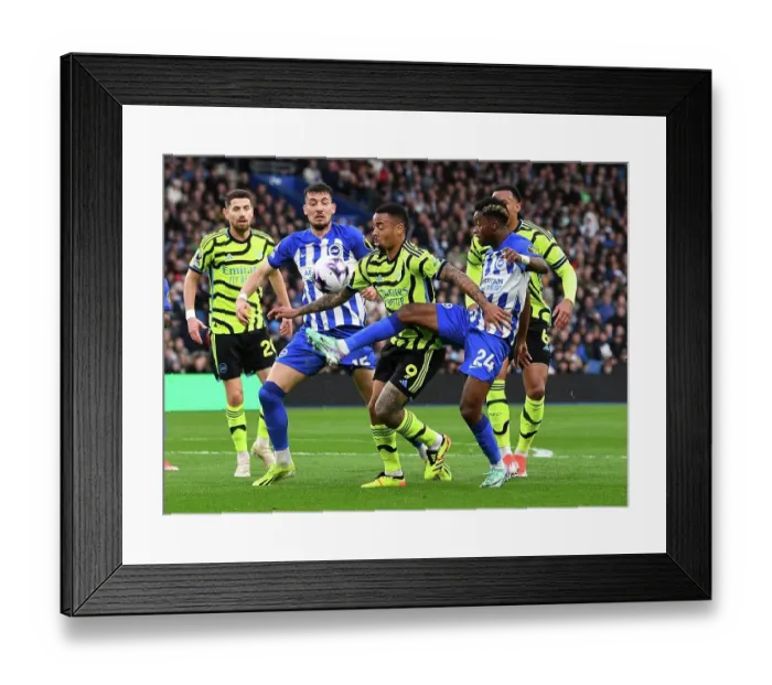 Framed Print : Brighton & Hove Albion v Arsenal FC - Premier League