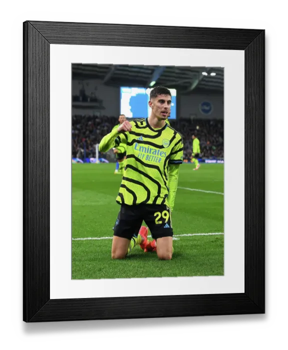 Framed Print : Brighton & Hove Albion v Arsenal FC - Premier League