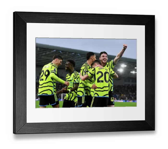 Framed Print : Brighton & Hove Albion v Arsenal FC - Premier League