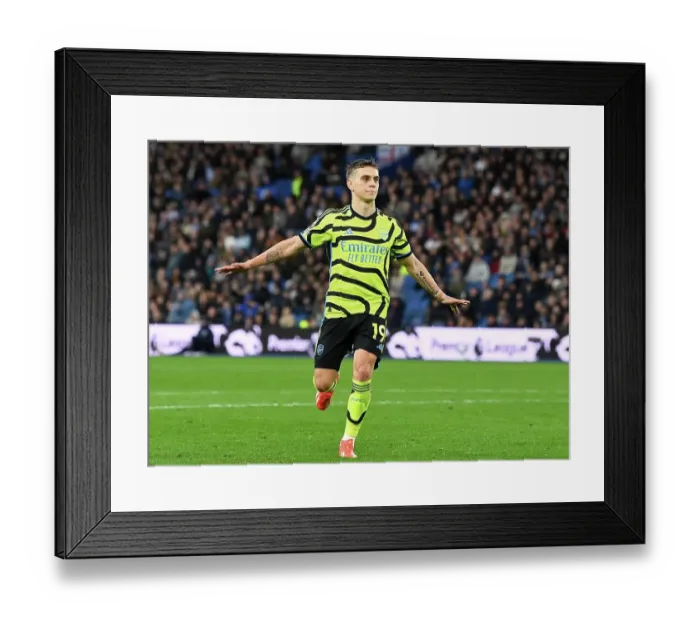 Framed Print : Brighton & Hove Albion v Arsenal FC - Premier League