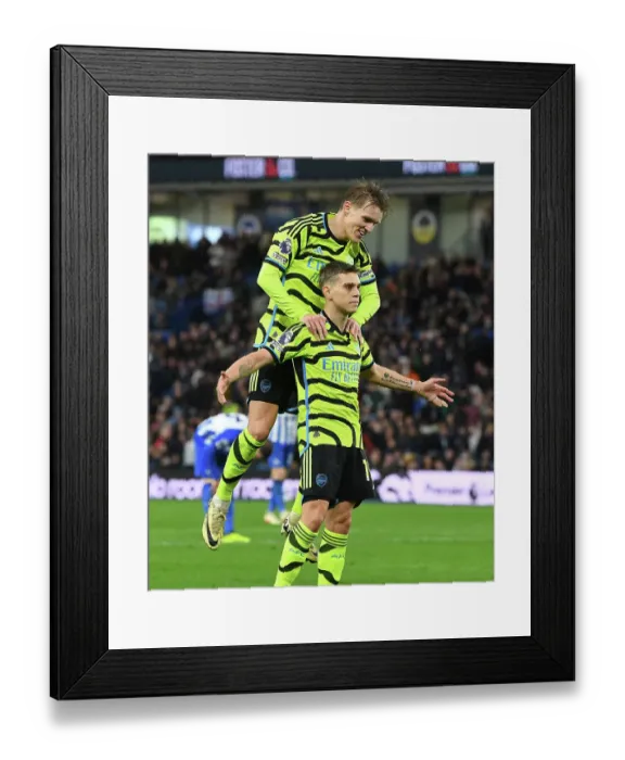 Framed Print : Brighton & Hove Albion v Arsenal FC - Premier League