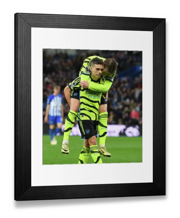Framed Print : Brighton & Hove Albion v Arsenal FC - Premier League