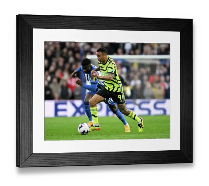 Framed Print : Brighton & Hove Albion v Arsenal FC - Premier League