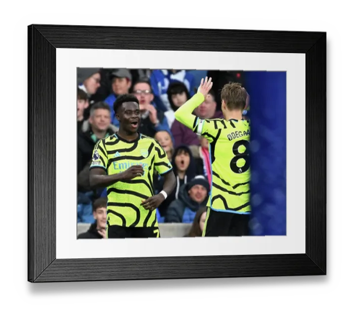 Framed Print : Brighton & Hove Albion v Arsenal FC - Premier League Framed Print : Brighton & Hove Albion v Arsenal FC - Premier League