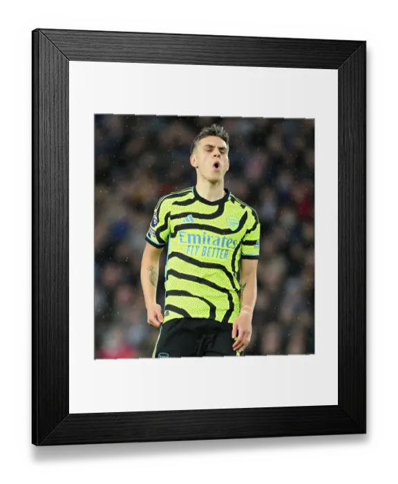 Framed Print : Brighton & Hove Albion v Arsenal FC - Premier League