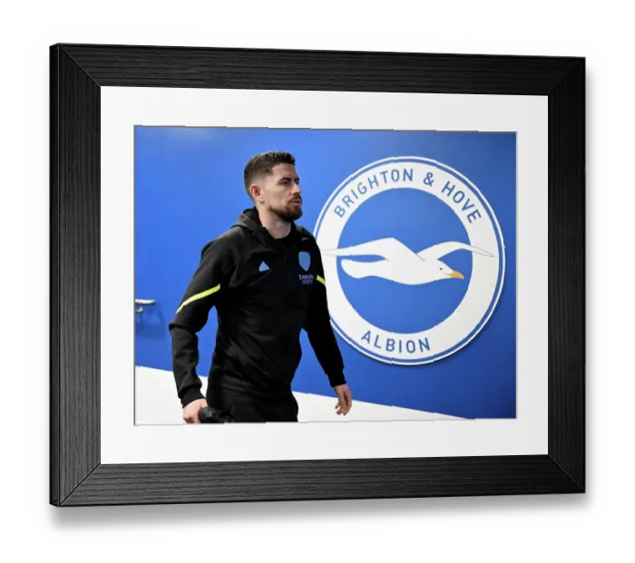 Framed Print : Brighton & Hove Albion v Arsenal FC - Premier League