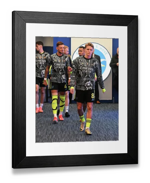 Framed Print : Brighton & Hove Albion v Arsenal FC - Premier League