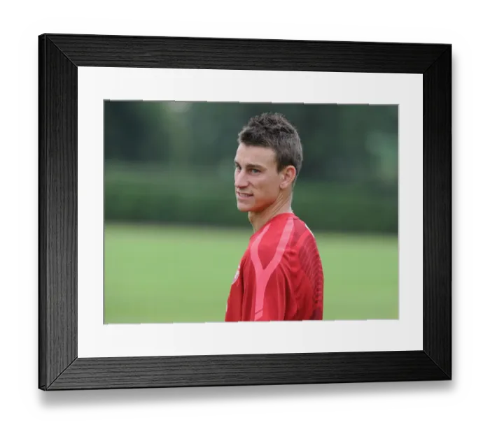 Framed Print : Arsenal's Laurent Koscielny in Training at London Colney, 2010