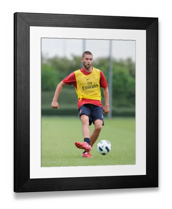 Framed Print : Henri Lansbury (Arsenal). Arsenal Training Ground, London Colney, Hertfordshire, 7 / 7 / 2010 Framed Print : Henri Lansbury (Arsenal). Arsenal Training Ground, London Colney, Hertfordshire, 7 / 7 / 2010