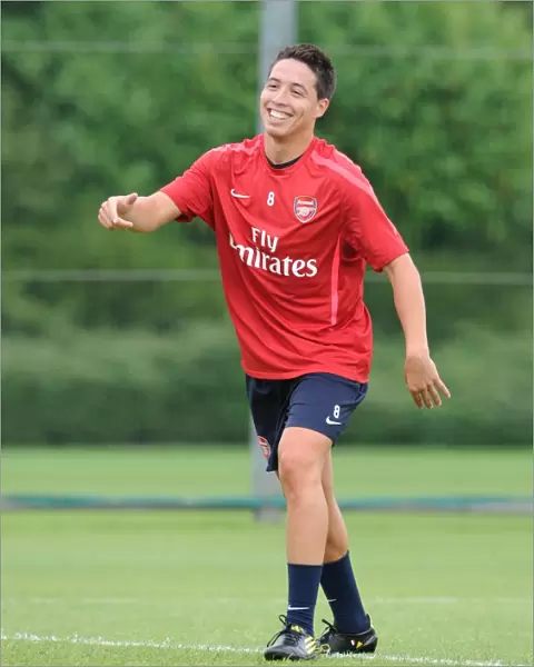 Samir Nasri (Arsenal). Arsenal Training Ground, London Colney, Hertfordshire, 6  /  7  /  2010