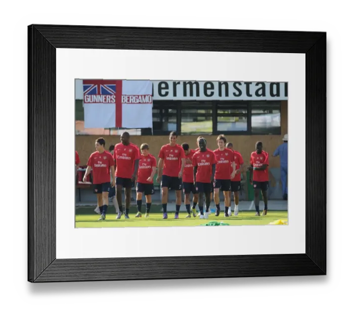 Framed Print : Arsenal Football Club: Pre-Season Training in Austria, 2010