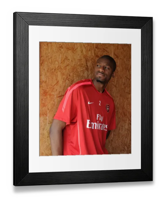 Framed Print : Abou Diaby (Arsenal). Arsenal Training Camp, Bad Waltersdorf, Austria, 20  /  7  /  2010