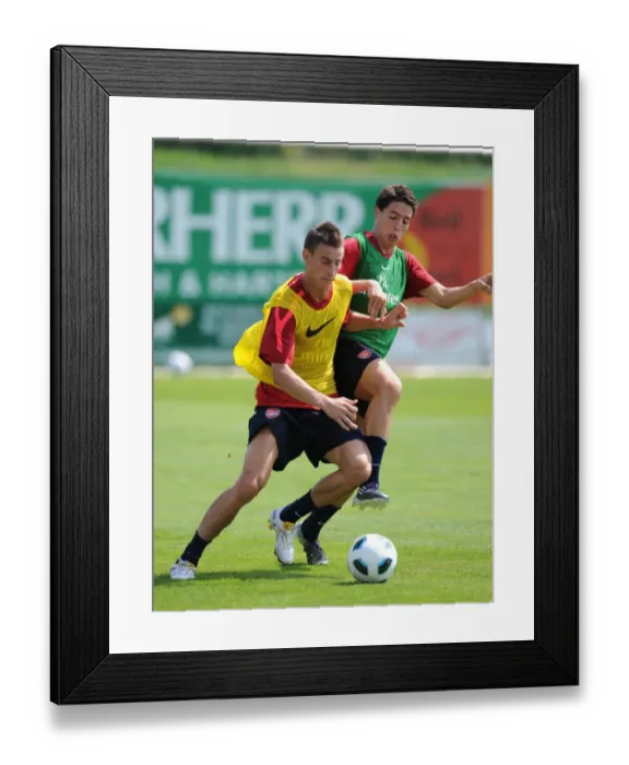 Framed Print : Laurent Koscielny and Samir Nasri (Arsenal). Arsenal Training Camp, Bad Waltersdorf Framed Print : Laurent Koscielny and Samir Nasri (Arsenal). Arsenal Training Camp, Bad Waltersdorf