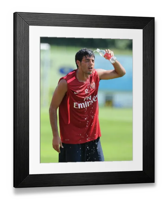 Framed Print : Arsenal's Carlos Vela at 2010 Pre-Season Training, Austria Framed Print : Arsenal's Carlos Vela at 2010 Pre-Season Training, Austria
