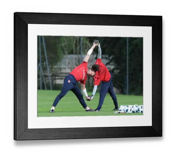 Framed Print : Manuel Almunia and Wojcuech Szczesny (Arsenal). Arsenal Training Camp, Bad Waltersdorf Framed Print : Manuel Almunia and Wojcuech Szczesny (Arsenal). Arsenal Training Camp, Bad Waltersdorf