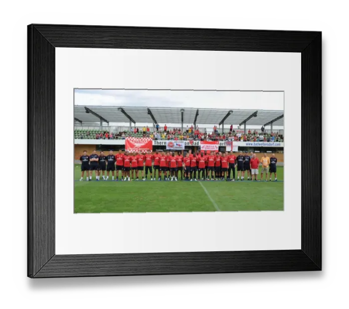 Framed Print : Arsenal Squad at 2010 Pre-Season Training Camp, Austria