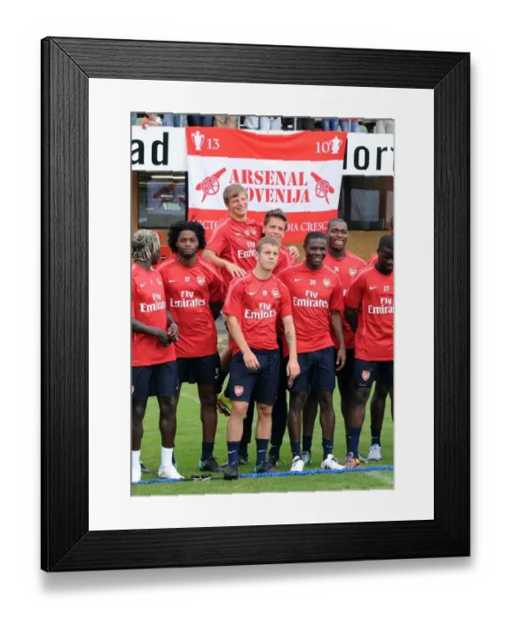 Framed Print : The Arsenal squad. Arsenal Training Camp, Bad Waltersdorf, Austria, 24 / 7 / 2010 Framed Print : The Arsenal squad. Arsenal Training Camp, Bad Waltersdorf, Austria, 24 / 7 / 2010