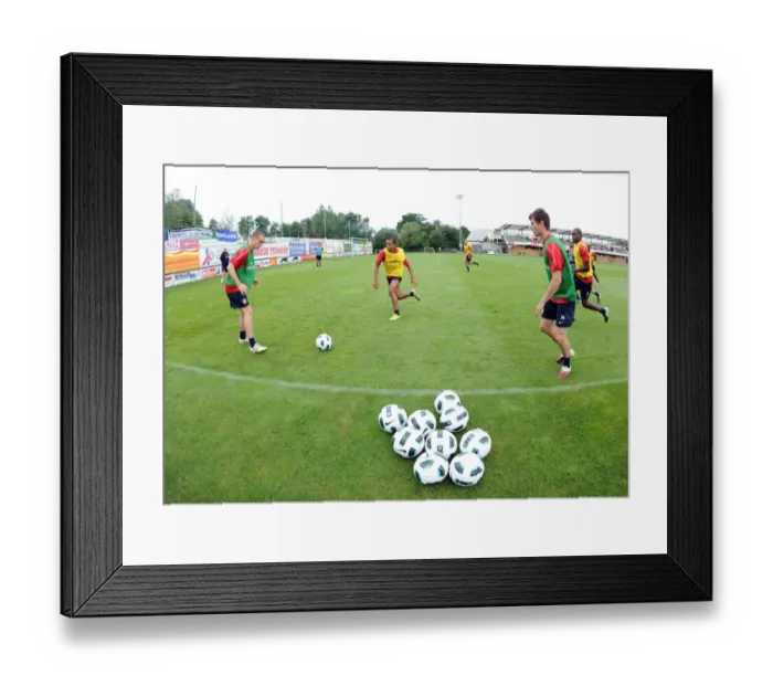 Framed Print : Arsenal Football Club at 2010 Pre-Season Training Camp, Austria Framed Print : Arsenal Football Club at 2010 Pre-Season Training Camp, Austria