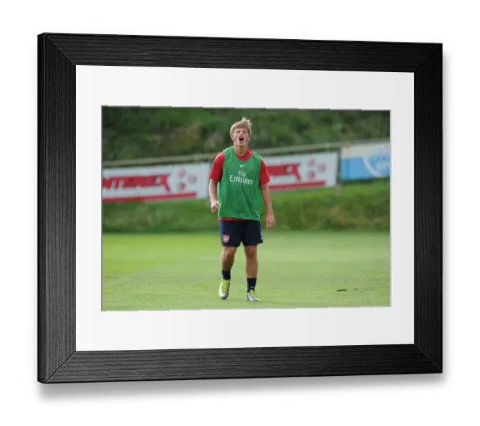 Framed Print : Arsenal's Andrey Arshavin at 2010 Pre-Season Training, Austria Framed Print : Arsenal's Andrey Arshavin at 2010 Pre-Season Training, Austria