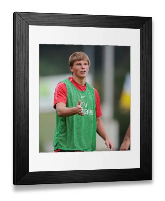 Framed Print : Arsenal Football Club: Andrey Arshavin at Pre-Season Training, Austria 2010 Framed Print : Arsenal Football Club: Andrey Arshavin at Pre-Season Training, Austria 2010