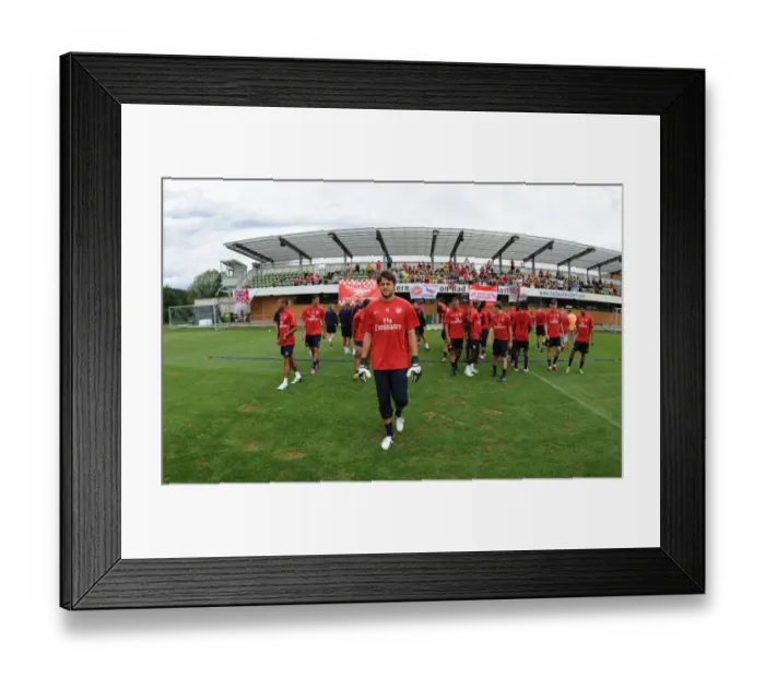 Framed Print : Arsenal Football Club: Fabianski's Austrian Training Session, 2010