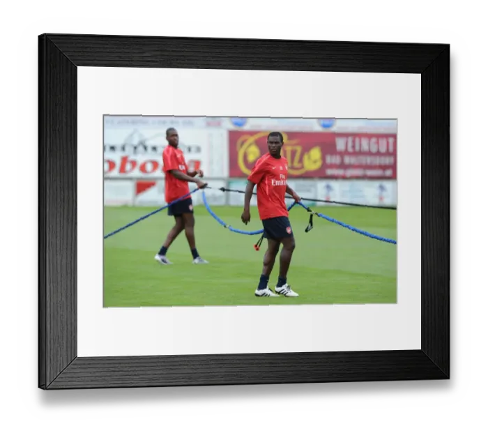 Framed Print : Arsenal's Emmanuel Frimpong at 2010 Pre-Season Training Camp, Austria Framed Print : Arsenal's Emmanuel Frimpong at 2010 Pre-Season Training Camp, Austria