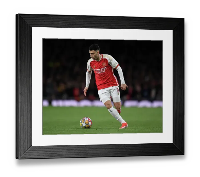 Framed Print : Arsenal FC v FC Bayern München: Quarter-final First Leg - UEFA Champions League 2023 / 24 Arsenal FC v FC Bayern Munchen: Quarter-final First Leg - UEFA Champions League 2023 / 24