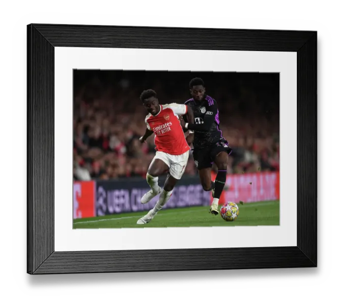 Framed Print : Arsenal FC v FC Bayern München: Quarter-final First Leg - UEFA Champions League 2023 / 24 Arsenal FC v FC Bayern Munchen: Quarter-final First Leg - UEFA Champions League 2023 / 24 Framed Print : Arsenal FC v FC Bayern München: Quarter-final First Leg - UEFA Champions League 2023 / 24 Arsenal FC v FC Bayern Munchen: Quarter-final First Leg - UEFA Champions League 2023 / 24