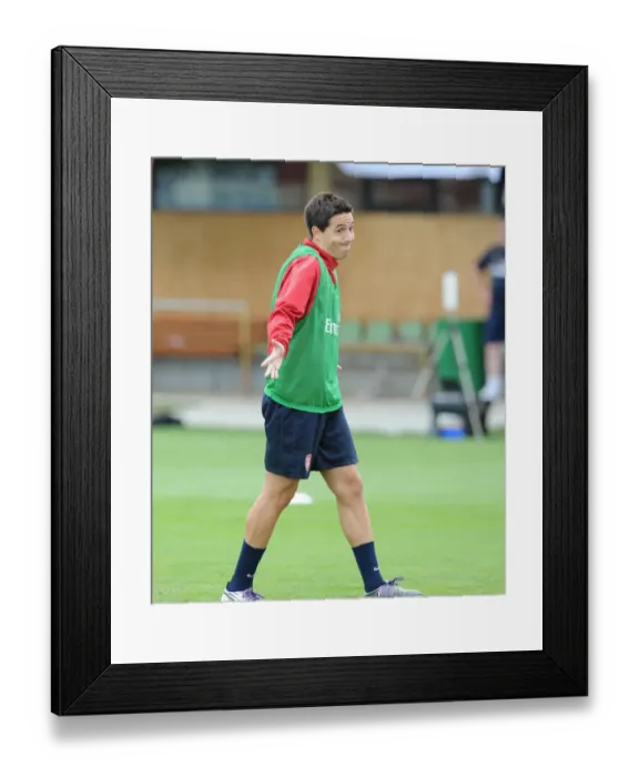 Framed Print : Arsenal Football Club: Samir Nasri at 2010 Pre-Season Training, Austria Framed Print : Arsenal Football Club: Samir Nasri at 2010 Pre-Season Training, Austria