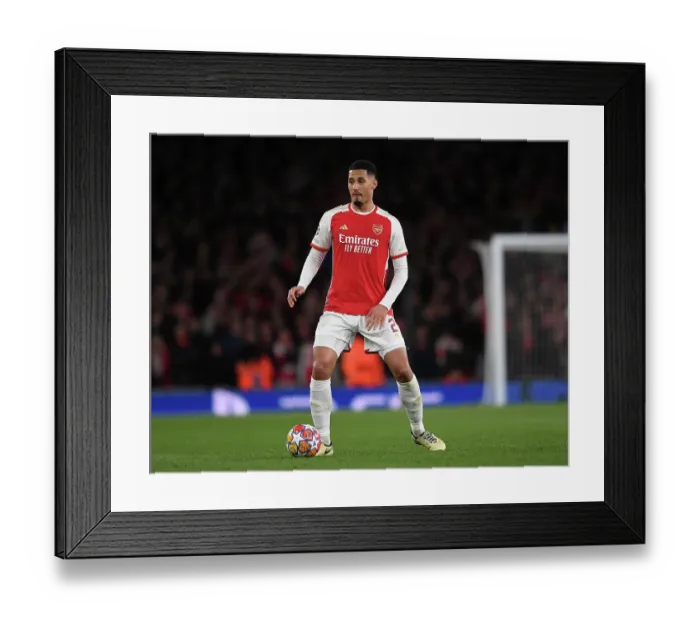 Framed Print : Arsenal FC v FC Bayern München: Quarter-final First Leg - UEFA Champions League 2023 / 24 Arsenal FC v FC Bayern Munchen: Quarter-final First Leg - UEFA Champions League 2023 / 24