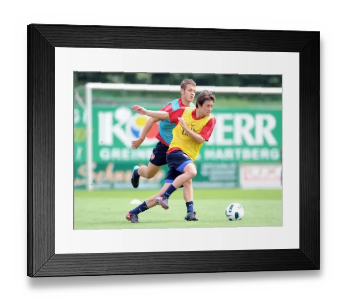 Framed Print : Tomas Rosicky and Jack Wilshere (Arsenal). Arsenal Training Camp, Bad Waltersdorf Framed Print : Tomas Rosicky and Jack Wilshere (Arsenal). Arsenal Training Camp, Bad Waltersdorf
