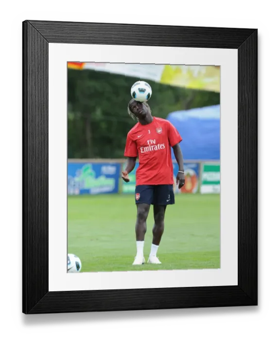 Framed Print : Arsenal's Bacary Sagna at 2010 Pre-Season Training, Austria