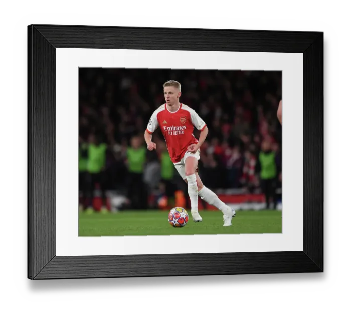 Framed Print : Arsenal FC v FC Bayern München: Quarter-final First Leg - UEFA Champions League 2023 / 24 Arsenal FC v FC Bayern Munchen: Quarter-final First Leg - UEFA Champions League 2023 / 24