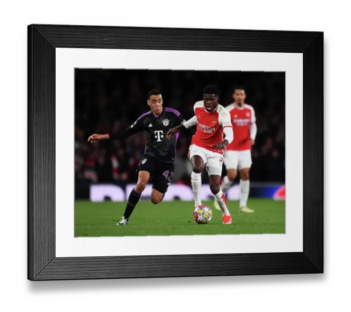 Framed Print : Arsenal FC v FC Bayern Munchen: Quarter-final First Leg - UEFA Champions League 2023 / 24 Framed Print : Arsenal FC v FC Bayern Munchen: Quarter-final First Leg - UEFA Champions League 2023 / 24