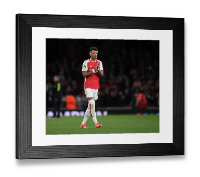 Framed Print : Arsenal FC v FC Bayern München: Quarter-final First Leg - UEFA Champions League 2023 / 24 Arsenal FC v FC Bayern Munchen: Quarter-final First Leg - UEFA Champions League 2023 / 24