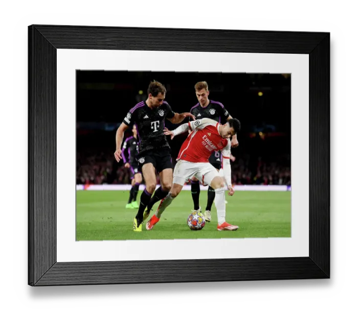 Framed Print : Arsenal FC v FC Bayern Munchen: Quarter-final First Leg - UEFA Champions League 2023 / 24 Framed Print : Arsenal FC v FC Bayern Munchen: Quarter-final First Leg - UEFA Champions League 2023 / 24