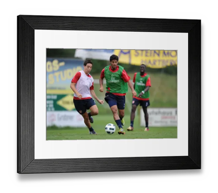 Framed Print : Carlos Vela and Samir Nasri (Arsenal). Arsenal Training Camp, Bad Waltersdorf Framed Print : Carlos Vela and Samir Nasri (Arsenal). Arsenal Training Camp, Bad Waltersdorf