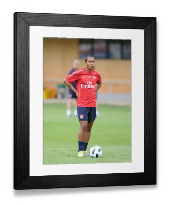 Framed Print : Theo Walcott at Arsenal Training Camp, Austria, 2010 Framed Print : Theo Walcott at Arsenal Training Camp, Austria, 2010