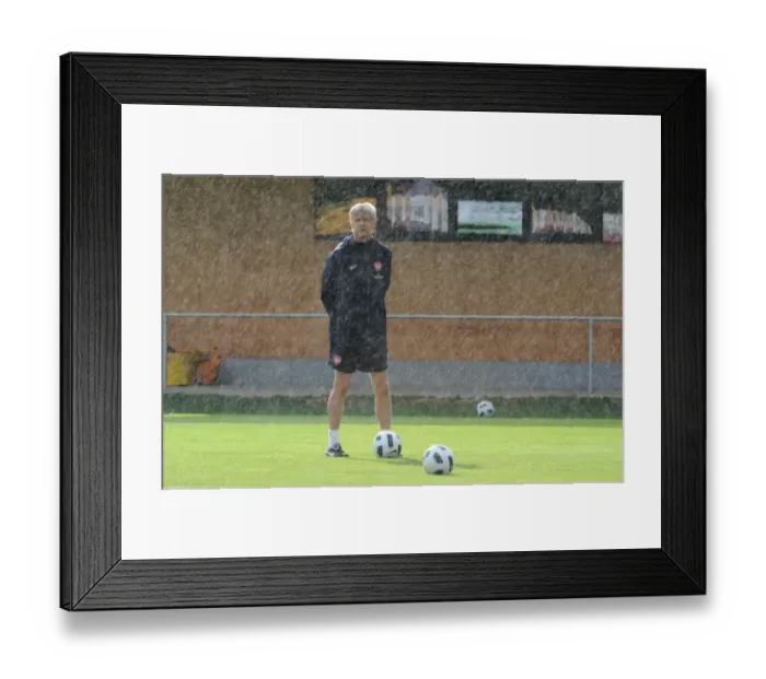 Framed Print : Arsene Wenger at Arsenal Training Camp, Austria, 2010 Framed Print : Arsene Wenger at Arsenal Training Camp, Austria, 2010