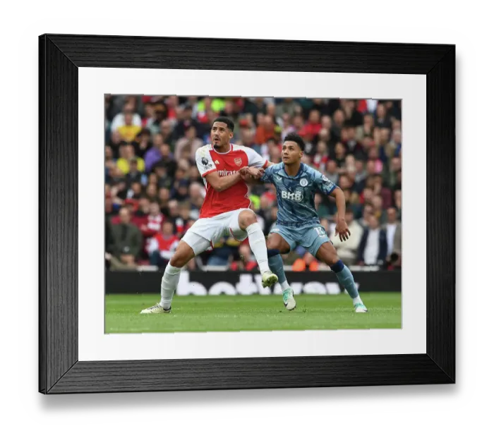Framed Print : Arsenal FC v Aston Villa - Premier League Framed Print : Arsenal FC v Aston Villa - Premier League
