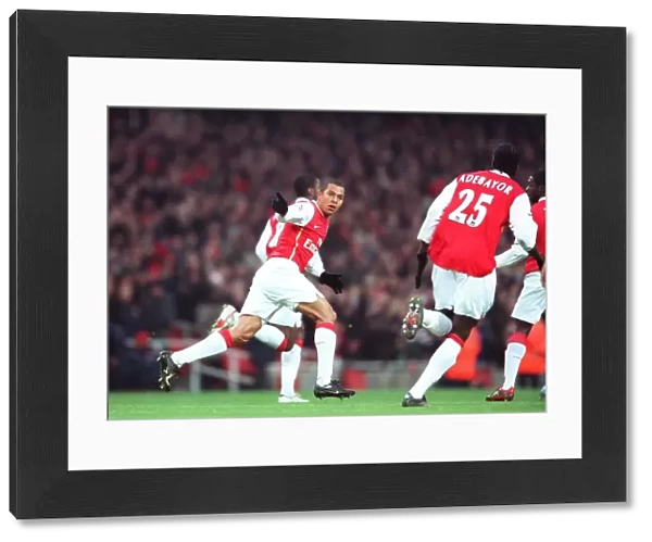 Gilberto's Thrilling Goal: Arsenal's First at Emirates against Blackburn Rovers (6:2)