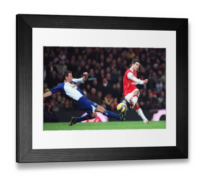 Framed Print : Robin van Persie's Debut Four-Goal Blitz: Arsenal Crushes Blackburn 6-2 Framed Print : Robin van Persie's Debut Four-Goal Blitz: Arsenal Crushes Blackburn 6-2