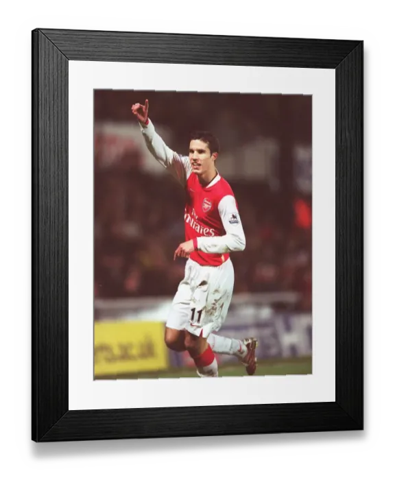 Framed Print : Robin van Persie's Double: Arsenal's Victory over Watford, 26 / 12 / 2006 Framed Print : Robin van Persie's Double: Arsenal's Victory over Watford, 26 / 12 / 2006